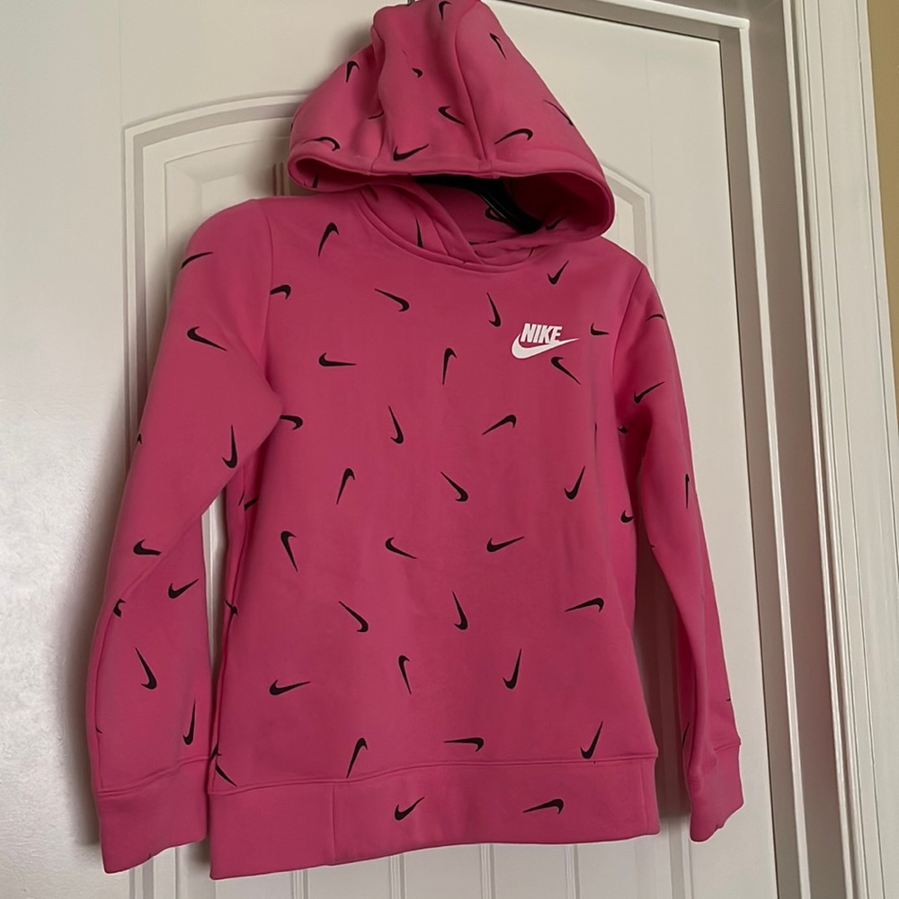 Girls Pink Medium Nike Hoodie Brand New